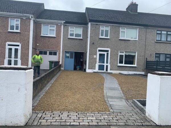 Gravel Driveway With Granite Doorstep In Templeogue, Dublin (4)
