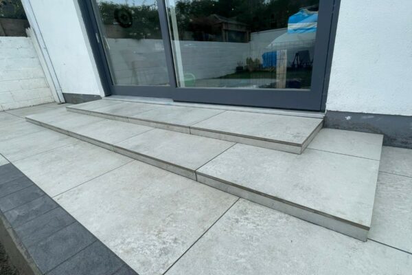 Porcelain Tiled Patio With Cobbles In Lucan, Dublin (3)