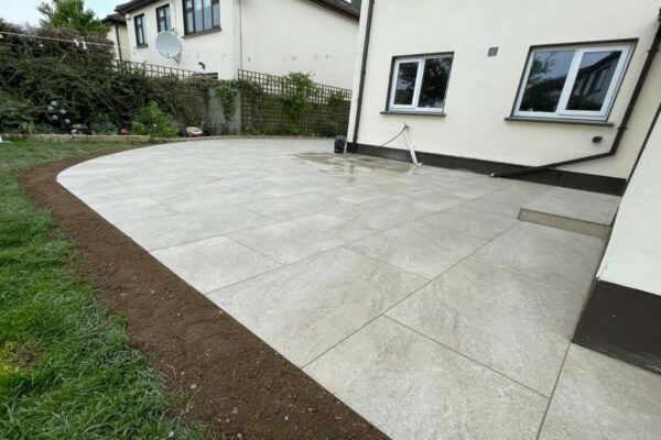 Porcelain Tiled Patio With Steps In Kilcock, Co. Kildare (6)