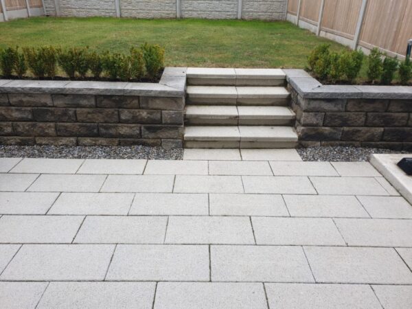 Patio With Connemara Walling In Dundrum, Dublin (2)